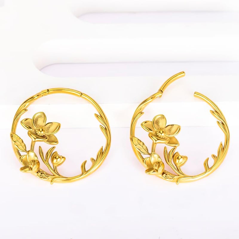 Atomhole Store 2PCS Cool Ear Weights 316 Stainless Steel Ear Gauges Plugs Tunnels Hypoallergenic Ear Expander Stretchers Fashion Piercing Body Jewelry - Image 5